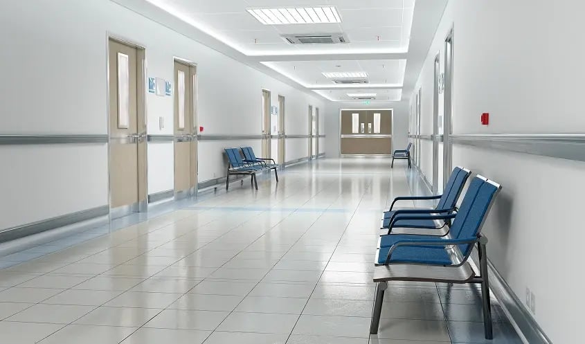 empty hospital representing sexual abuse and misconduct by authority figures