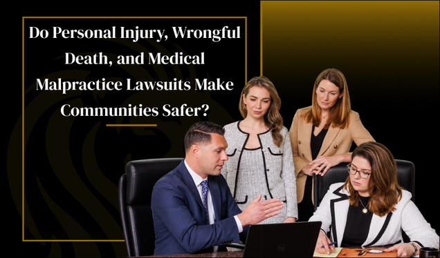 The Plakas Mannos personal injury legal team representing clients in personal injury lawsuits, wrongful death, and medical malpractice cases.