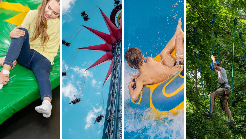 injuries due to the negligence of unsafe businesses in the amusement industry
