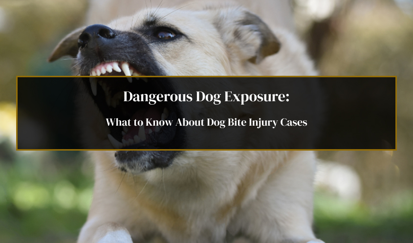 Exposure to dangerous dogs can increase risk of a dog bite injury