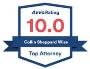 Collin Sheppard Wise Top Attorney 10.0 Avvo Rating 