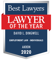 David L. Dingwell employment law - individuals 2020 lawyer of the year akron